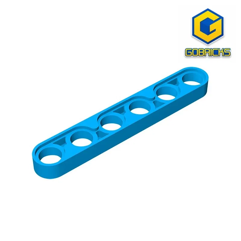 Color: Multicolor - Gobricks GDS-694 Technical, Liftarm Thin 1 x 6 compatible with lego 32063 pieces of children's DIY Building Blocks Technical
