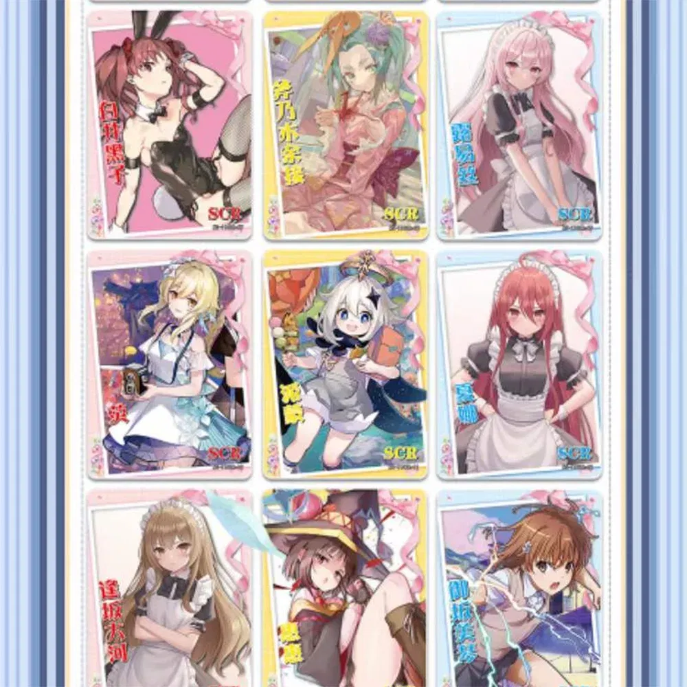 Color: five - Wholesale 4 Boxes Goddess Story NS-11 Collection Card PR Anime Games Girl Party Swimsuit Bikini Feast Booster Box Doujin