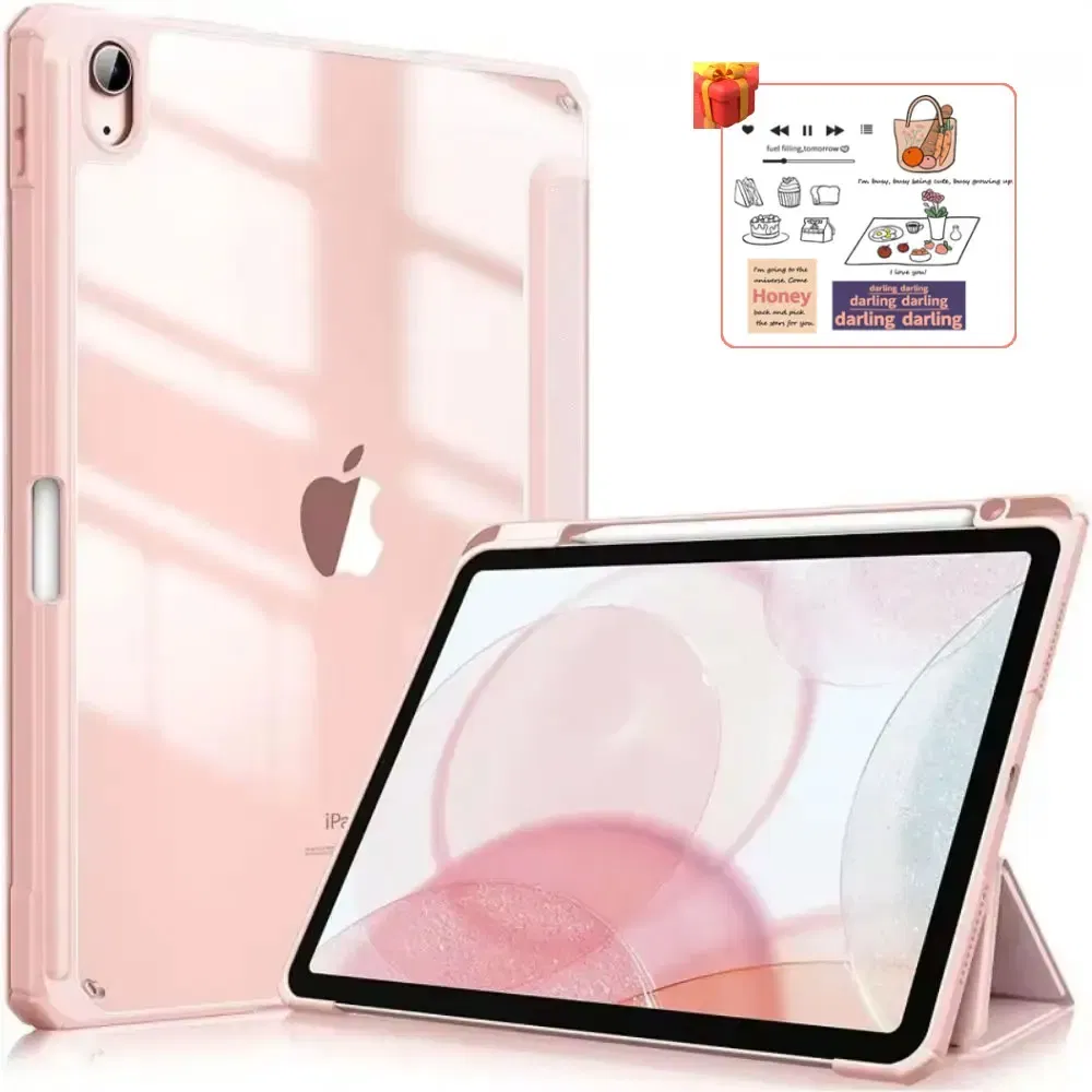 Color: WHITE, Size: iPad pro 12.9 - For ipad 10th generation case iPad Air 11 inch M2 Air 6 Air 5 4th 10.9 Pro 11 M4 Air13 M2 mini 7 6 10.2 7 8 9th Pro 11 12.9 case