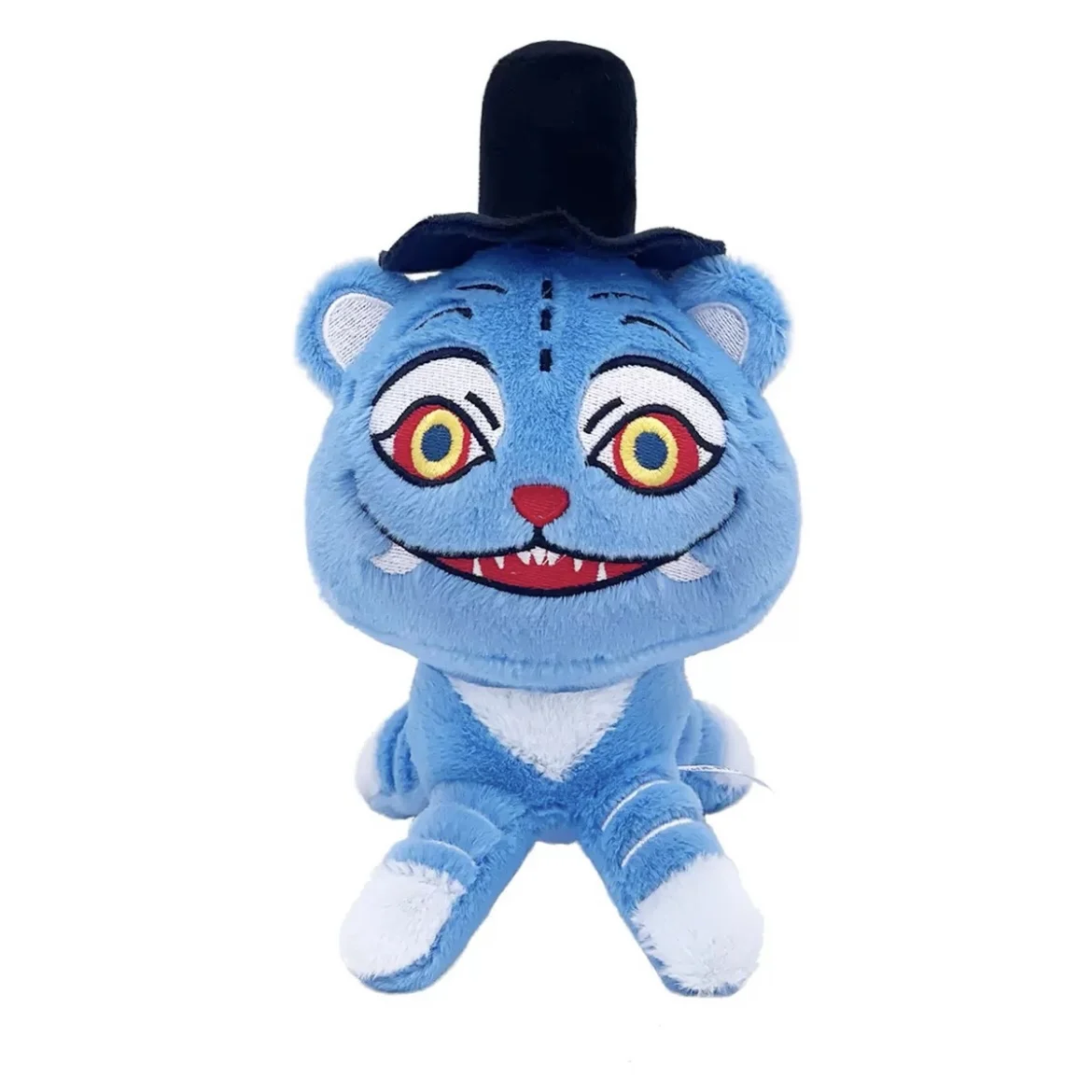 Color: FireBrick - TreasuringU New hot Kpop Demon Plush Toys Game Hunters Tiger Stuffed Toy Doll Blue Tiger Animals Plushie Birthday Gifts