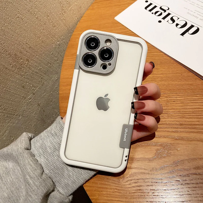 Color: black, Ships From: CHINA, Material: Microfiber - Better Heat Dissipation Dual Color Bumper Border Soft Phone Case For iPhone 17 16 15 14 13 12 11 Pro Max 7 8 Plus XS XR