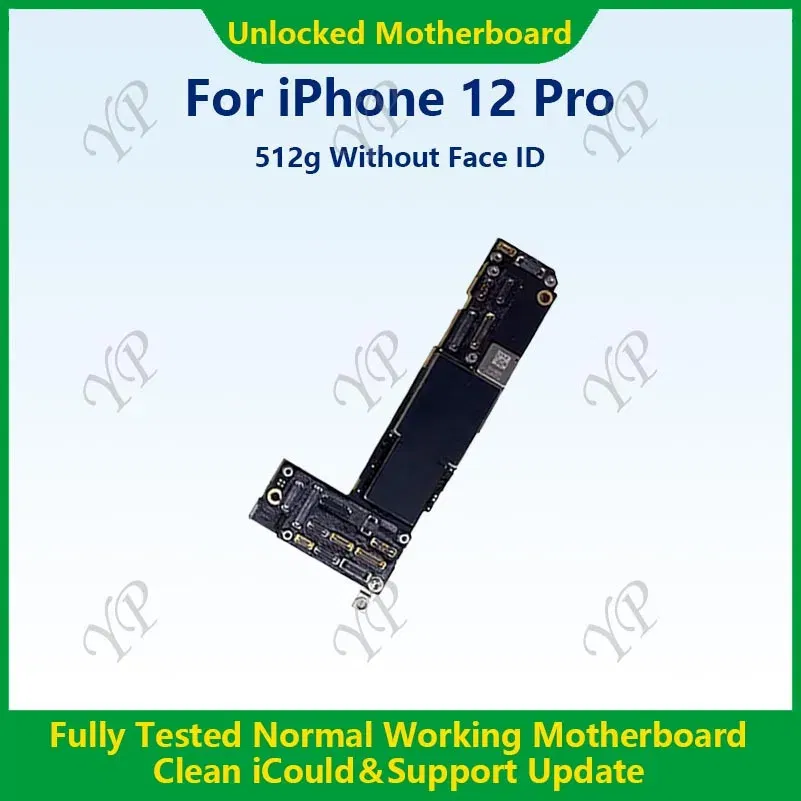 Color: Red, Ships From: CHINA - Top Fully Tested Authentic Motherboard For iPhone 12 Pro Max 128g/256g Unlocked Mainboard With Face ID Cleaned iCloud Fast