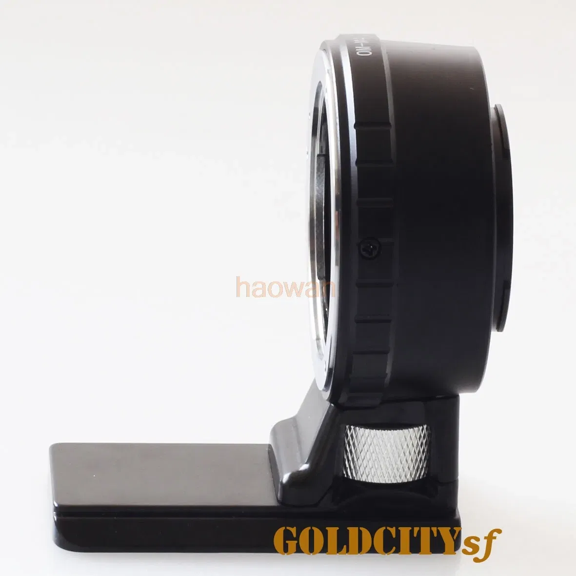 Color: Blue - OM-m43 Adapter ring with tripod stand for olympus om Lens to M4/3 G1 G7 GH1 GF1 GF3 GF7 GF6 GH4 GM1 GX7 GX8 EM5 EM1 EM10 camera