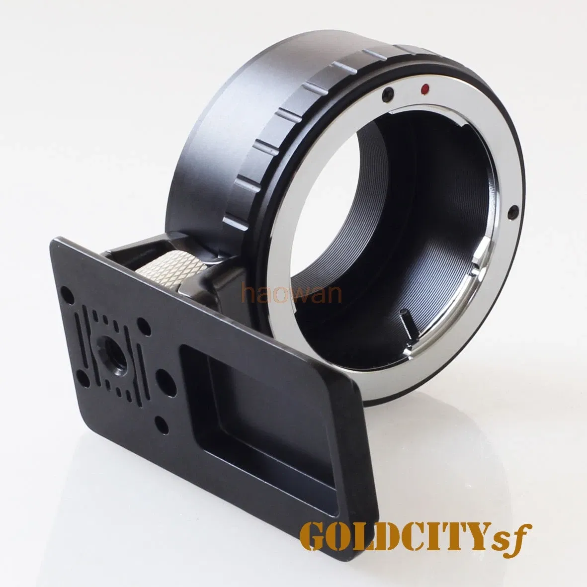 Color: Blue - OM-m43 Adapter ring with tripod stand for olympus om Lens to M4/3 G1 G7 GH1 GF1 GF3 GF7 GF6 GH4 GM1 GX7 GX8 EM5 EM1 EM10 camera