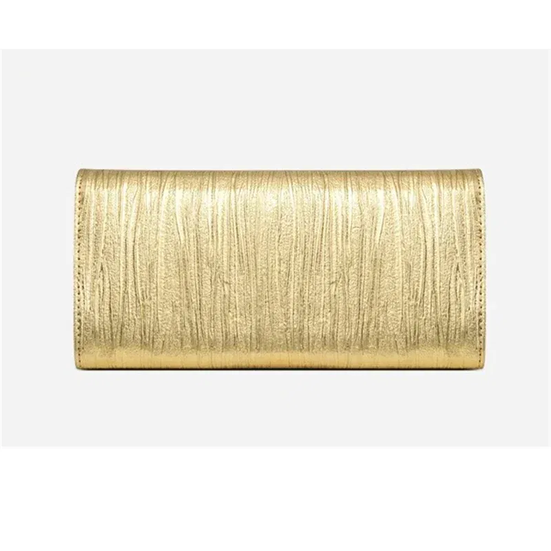 Color: GRAY - 2025 Design Women Long Wallets Fashion Long Phone Purse Luxury Genuine Leather Ladies Card Holder Stripe Wallet Cartera De Mujer