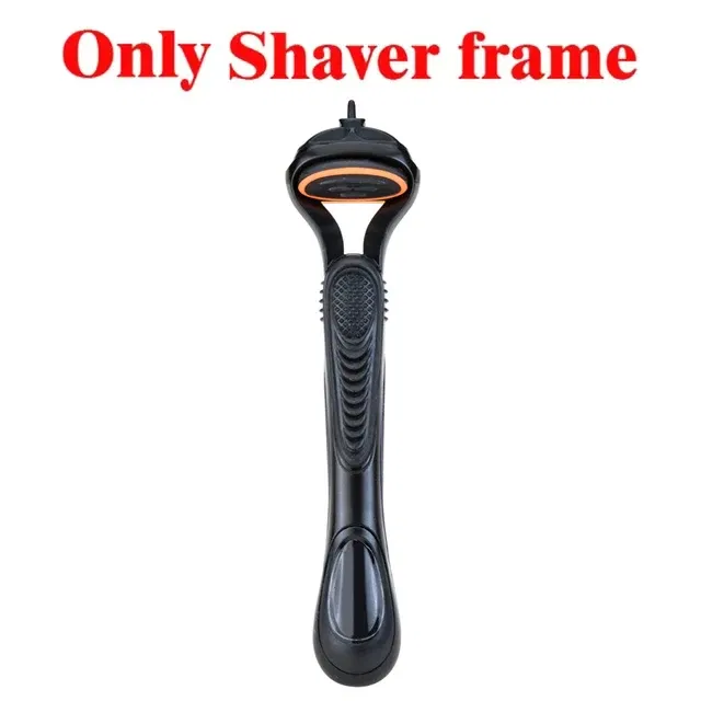 Color: Pink - 4/12/24 Pcs 5-layer Men's Razor Fusion Pro Power Shaving Shaver Male Face Beard Hair Trimmer 5 Layer Blades Replacement Refills