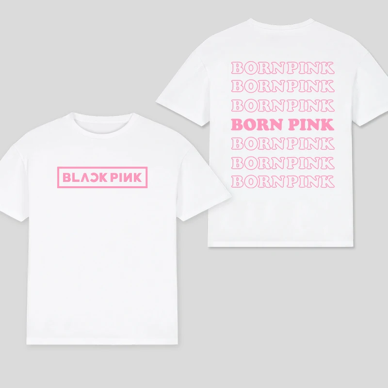 Color: Beige, Size: L - 100% Cotton T Shirt Men Women T-shirt Black Print Pink Kpop Short Sleeve Casual Oversized Girl Tee Fashion Big Size Clothing