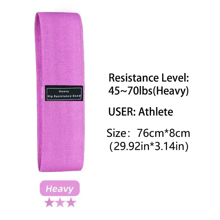 Color: GRAY - Fabric Resistance Hip Booty Bands Glute Thigh Elastic Workout Bands Squat Circle Stretch Fitness Strips Loops Yoga Gym Equipment
