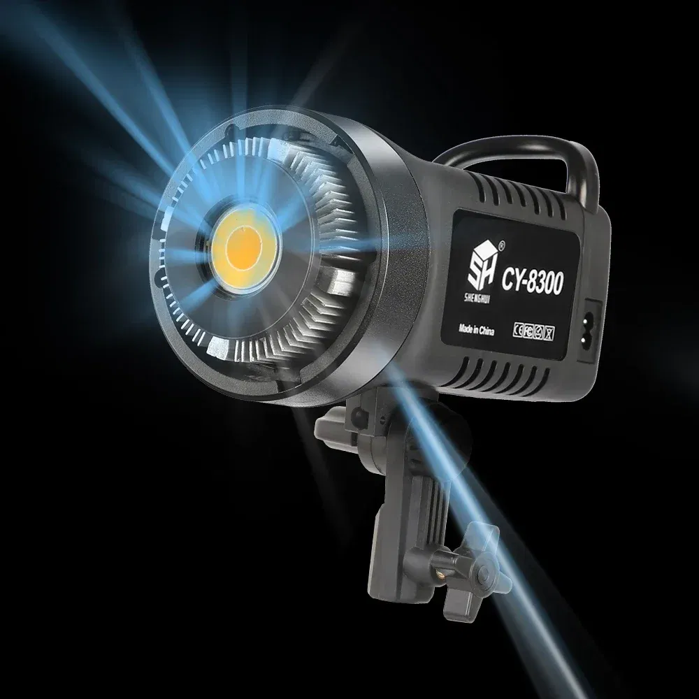 Color: CHERRY, Ships From: CHINA - 100W Photography LED Video Light Daylight-Balanced Sun Lamp for Portrait Flash Studio Accessories Youtube Live