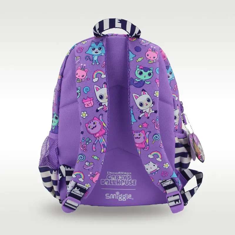 Color: green - Australia smiggle original children's schoolbag girls Gabby shoulder backpack Kawaii 3-7 year modeling bags 14 inch