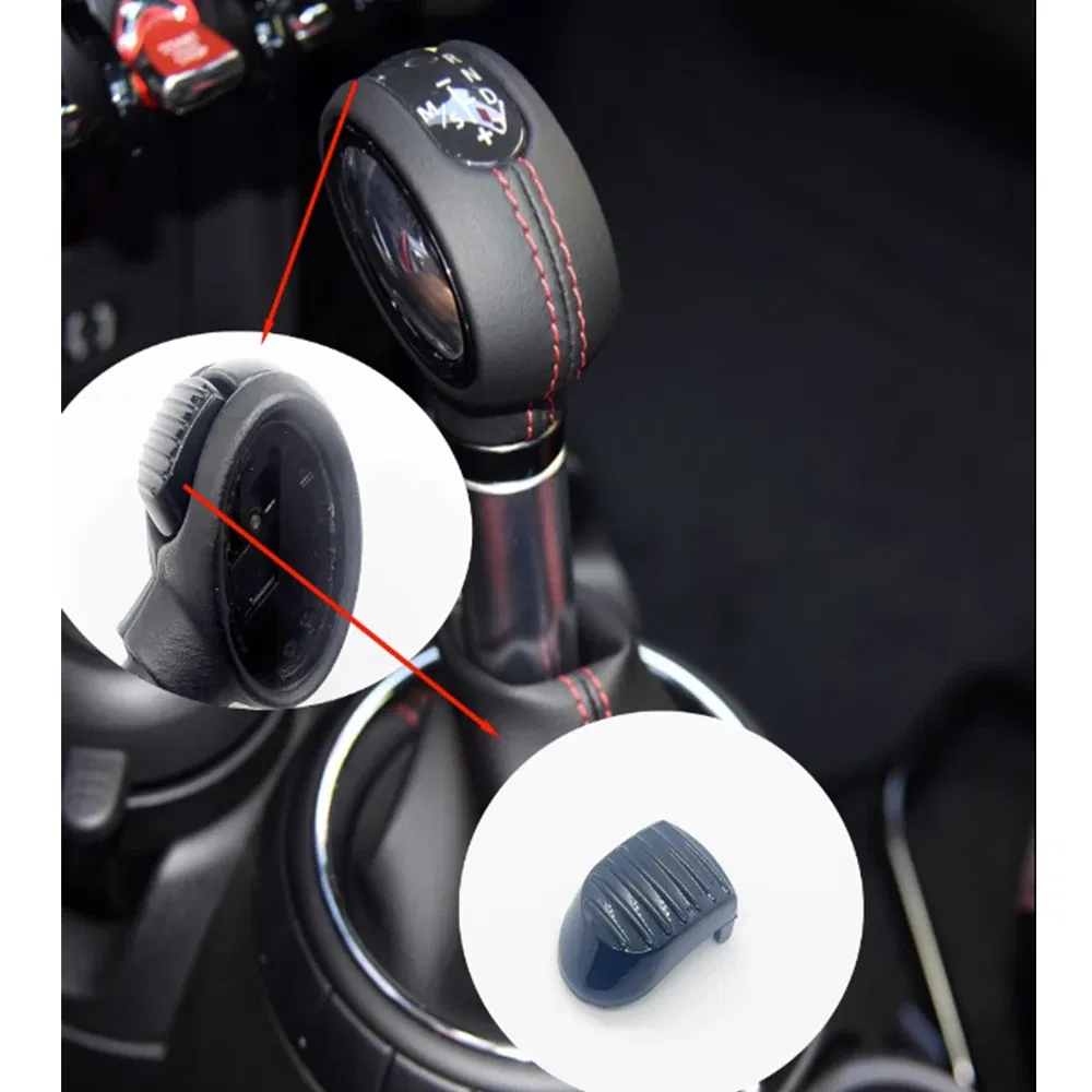 Color Name: black - Car Gear Shift Handball Lever Shifter Knob Button For BMW Mini Cooper F54 F55 F56 F57 F60 2014-2021