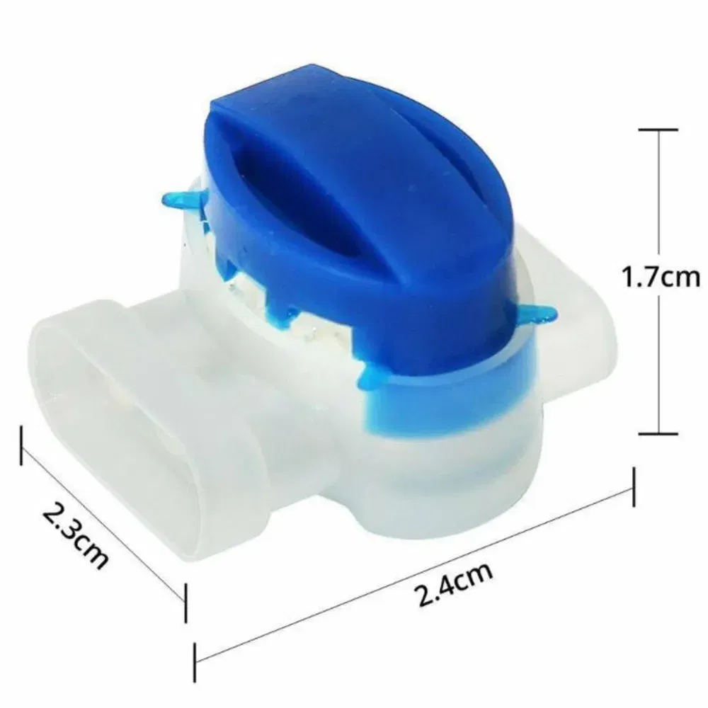 5Pcs Waterproof Connector 3pin Robotic Lawn Mower Resin Conector IDC 314 Terminal Block Wire Electrical Data Communication Wire
