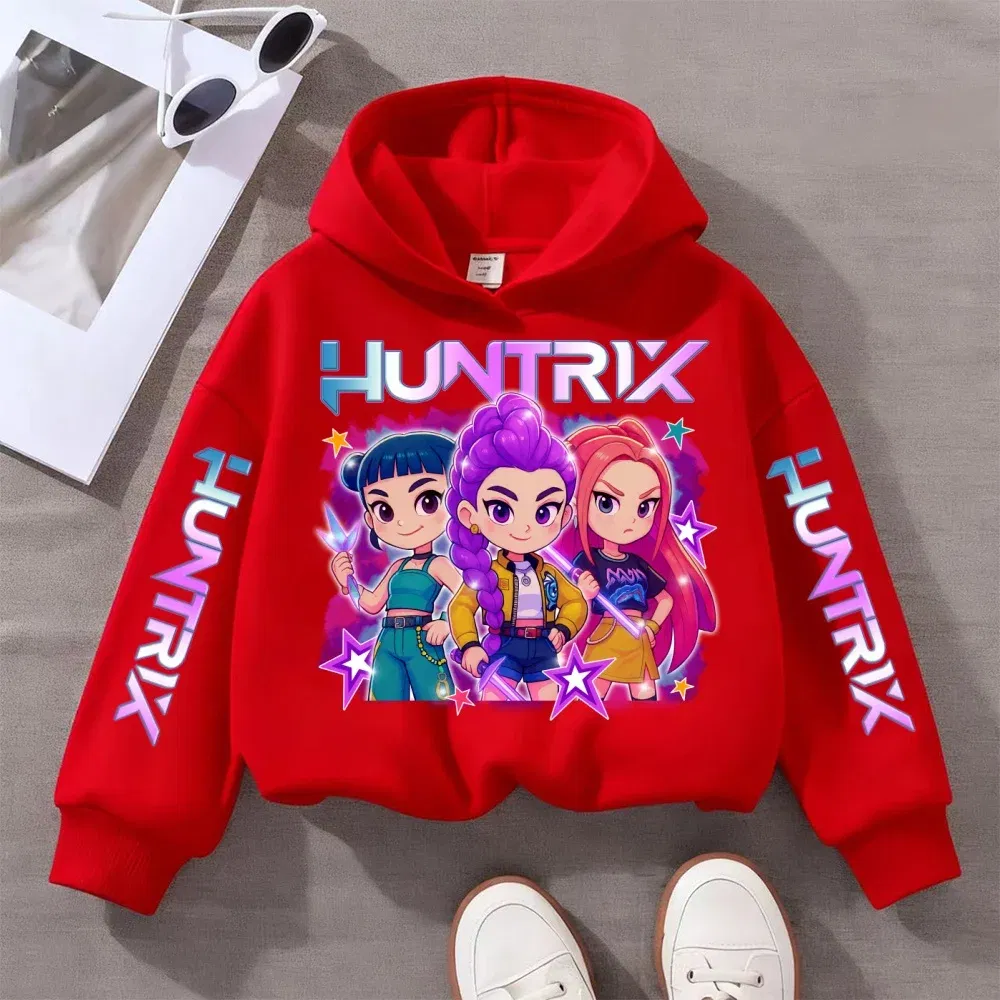 Color: WHITE, Kid Size: 110 - Witch Hunter Group Zoey Cosplay Costume Girls Womens Halloween Party Costumes Demon Hunter Idol Girl Group Purple Casual Hoodie