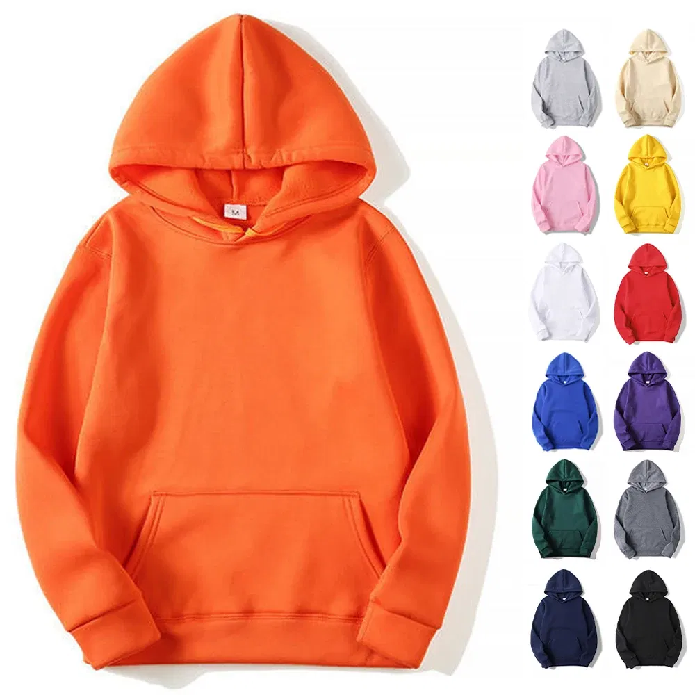 Color: WHITE, Size: XL - Plain Sublimation Fleece Hoodies Bulk Wholesale Pullover Men Hooded Sweatshirt Cheap Solid Hoodie For Man Sudaderas Para Hombre