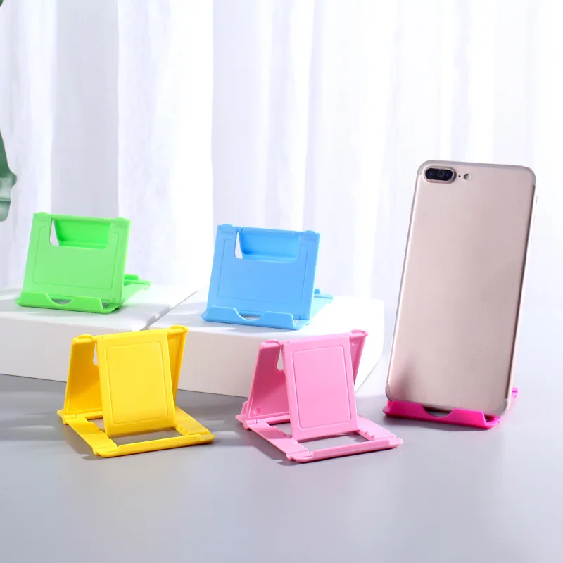Color: Black - Table Phone Holder Bracket Desktop Stand For iPad iPhone Samsung Xiaomi Huawei Folding Universal Mobile Phone Stand