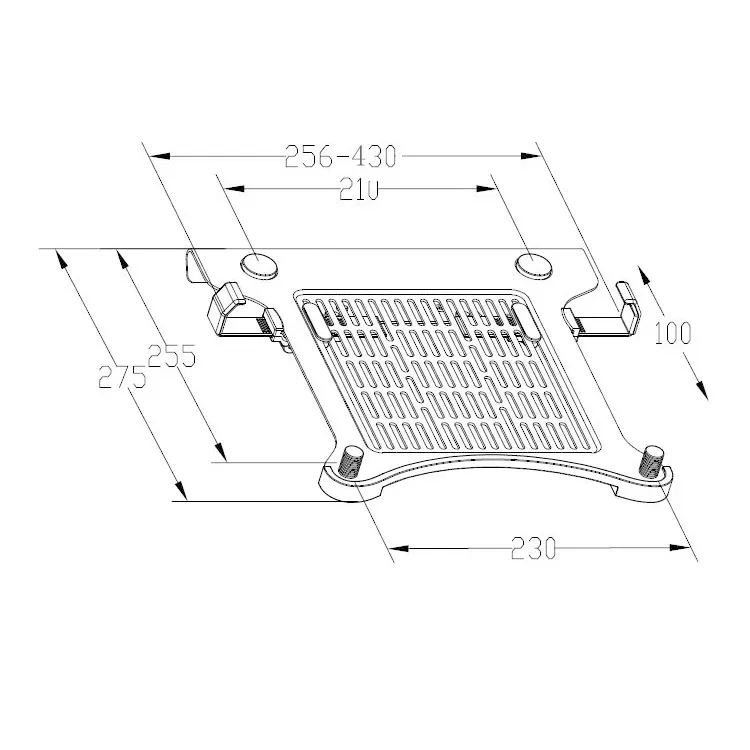Color: green, Ships From: CHINA - NB FP-2 / Loctek NSC105 Laptop Holder 10.1"-17.3" Notebook Tray For Laptop Size within 17.3 inch Tablet PC Tray