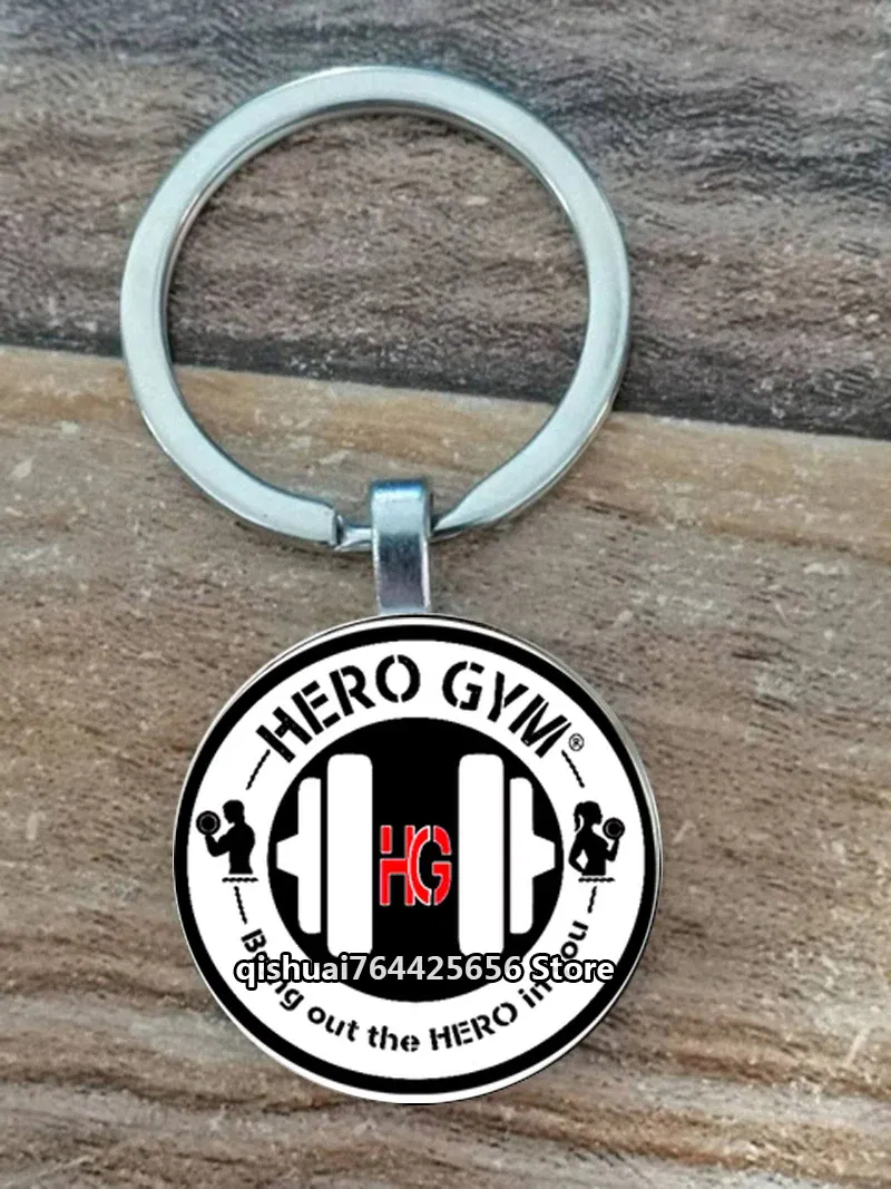 Color: Silver - Gym Keyring Keychain Suitable For Bodybuilding Athletes Heavy Men Boys Bodybuilding Sports Unisex Men Tactical Rock Keyring Keyc