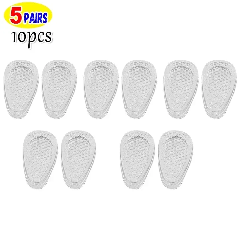 Color: GRAY - Silicone Glasses Nose Pads Soft Non Slip Air Cushion Nose Holder Transparent Invisible Self Adhesive Sticker Eyewear Accessories