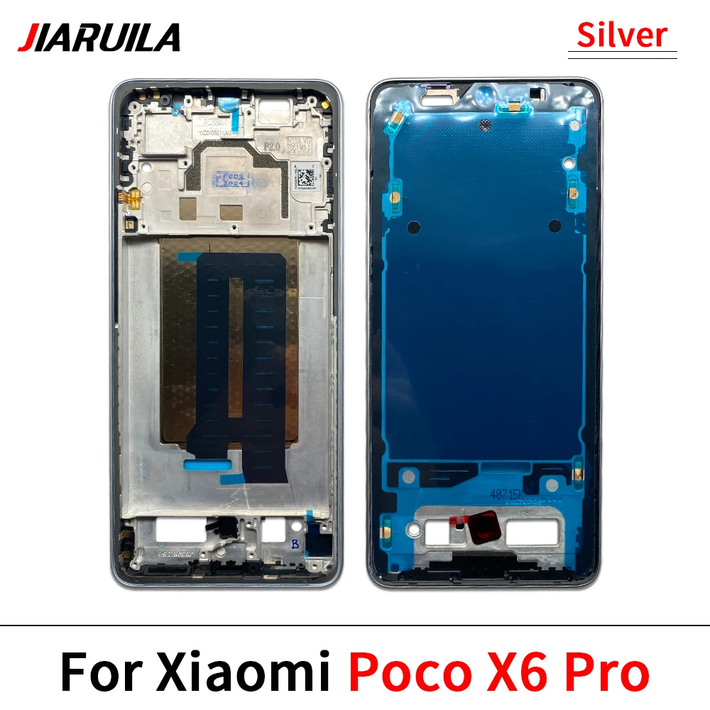 Color: Transparent - LCD Screen Middle LCD Front Frame Housing Bezel Plate Panel Chassis For Xiaomi Poco C65 X3 F3 F4 GT M3 M4 Pro 4G 5G M5S X5 X6