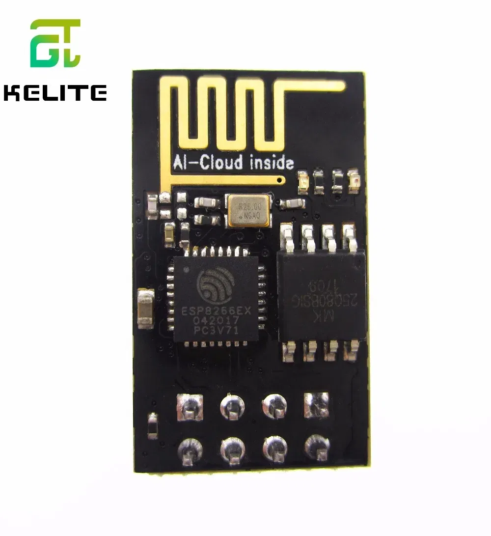 Color: Brown - ESP-01S Programmer Adapter UART GPIO0 ESP-01 Adaptater ESP8266 CH340G USB to ESP8266 Serial Wireless Wifi DevelopentBoard Module