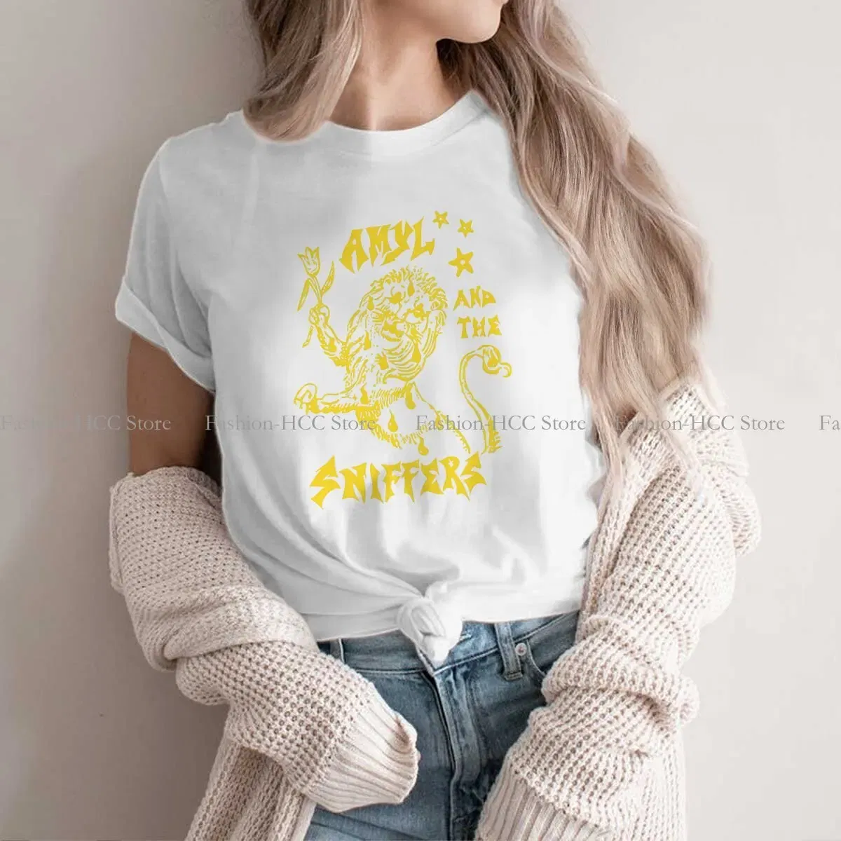 Color: WHITE, Size: L - Classic Unique Polyester TShirt Lion Comfortable Creative Graphic T Shirt Stuff