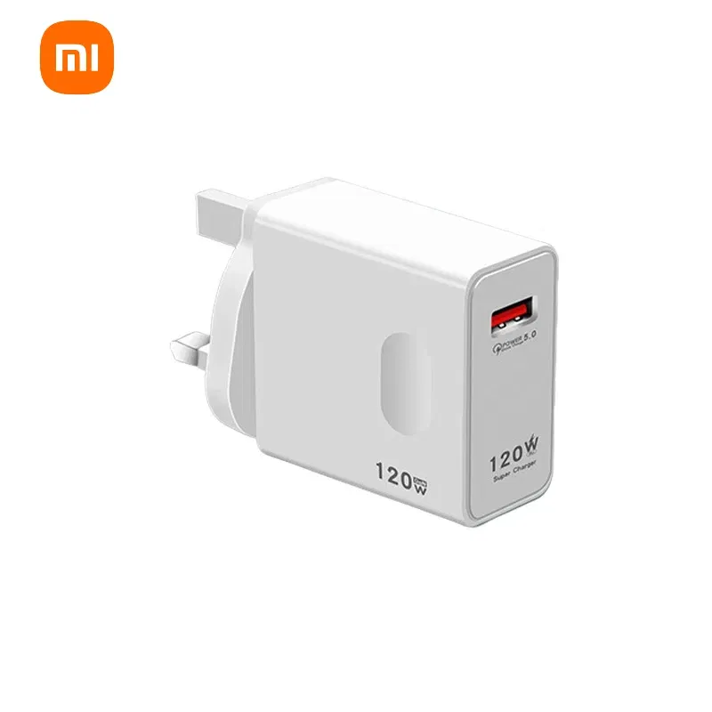 Plug Type: DE - XIAOMI 120W USB Super Fast Charger Type C Phone Quick Charge 5.0 Power Adapter For iPhone iPad Samsung Huawei Oppo Oneplus