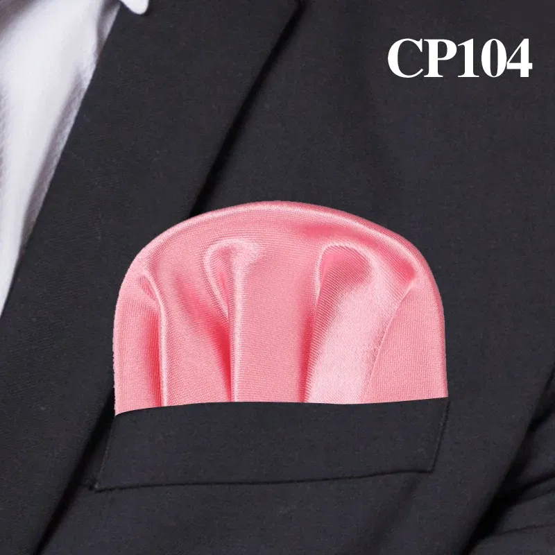 Color: army green - Fashion Solid Silk Satin Handkerchief Candy Color Suits Pocket Square For Men Business Chest Towel Hanky Suit Napkin Hankies