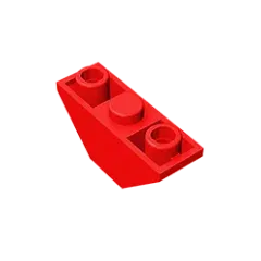 Color: WHITE - Gobricks GDS-984 Slope, Inverted 45 3 x 1 Double compatible with lego 18759 2341 DIY Educational Building Blocks Technical