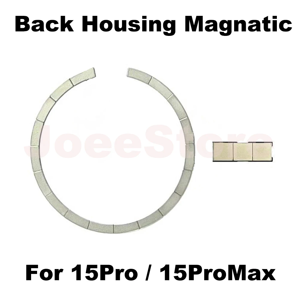 Color: Red, Ships From: CHINA - 2pcs Magsafe Magnetic Metal Ring For iPhone 15 12 13 14 Pro Max Mini Plus Back Housing Glass Wireless Charging Magnet Repair
