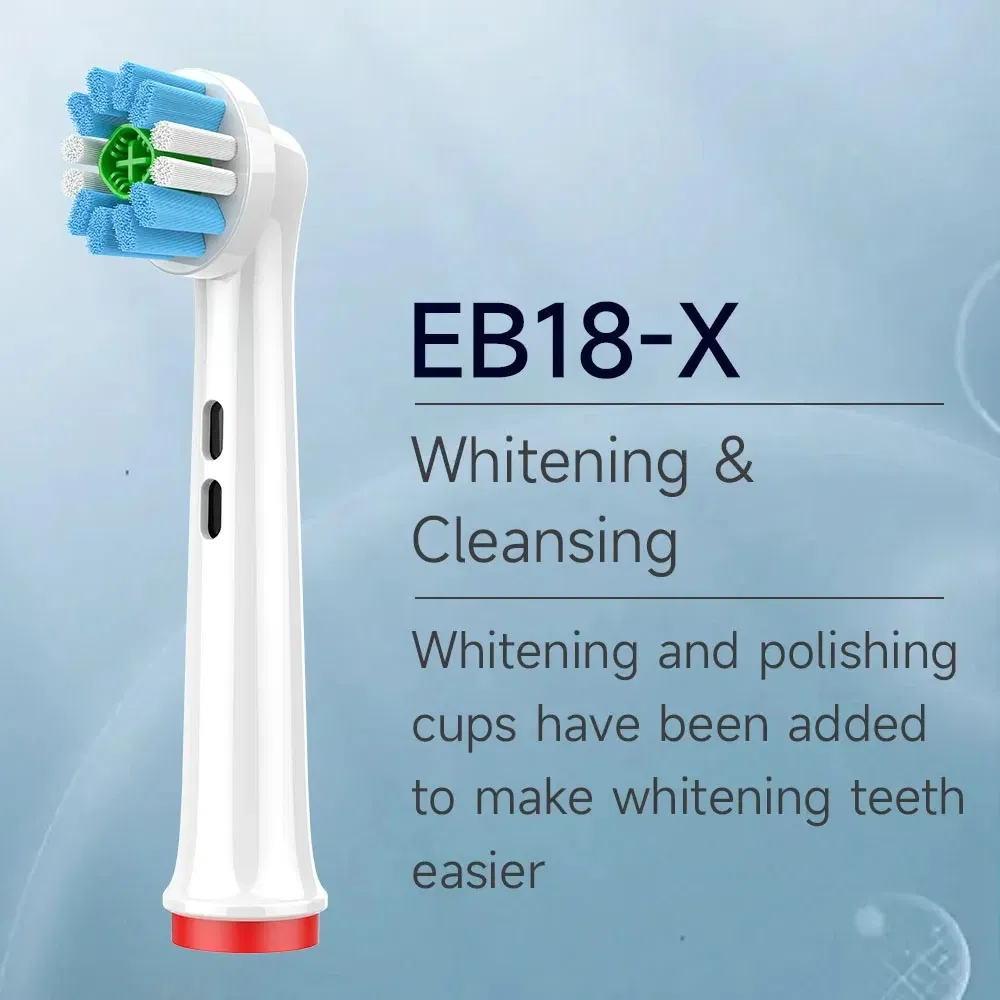 Color: Ivory - Compatible with Oral B electric toothbrush head p2/4000/3757/d12/3766 Braun replacement head universal