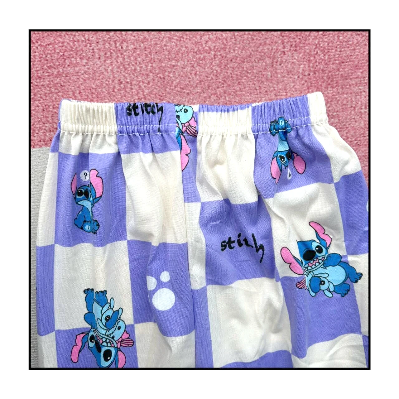 Color: army green, Kid Size: 12t - 2pcs/set New Disney Stitch Children Pyjamas for Boys and Girls Sets Kid Minnie Home Wear Travel Casual Sleepwear Suit Cute Gift