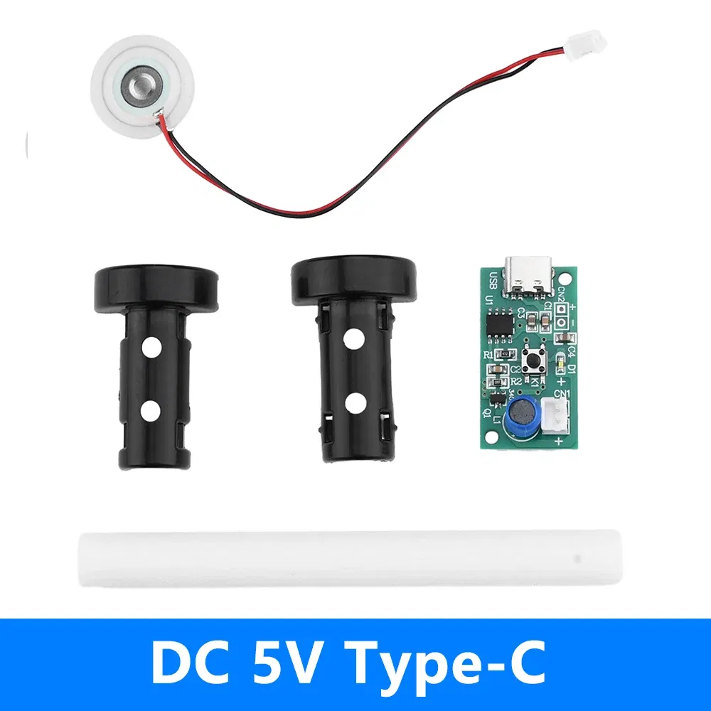 Bundle: Bundle1 - DC5V Ultrasonic Spray Humidifier Electronic Atomization Module Set Universal Humidification Module TYPE-C