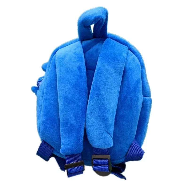 Color: camel - Gifts Hedgehog Sonic Backpack High Appearance Game Kindergarten Children Plush Coin Purse Anime Cartoon School Bag Mochila