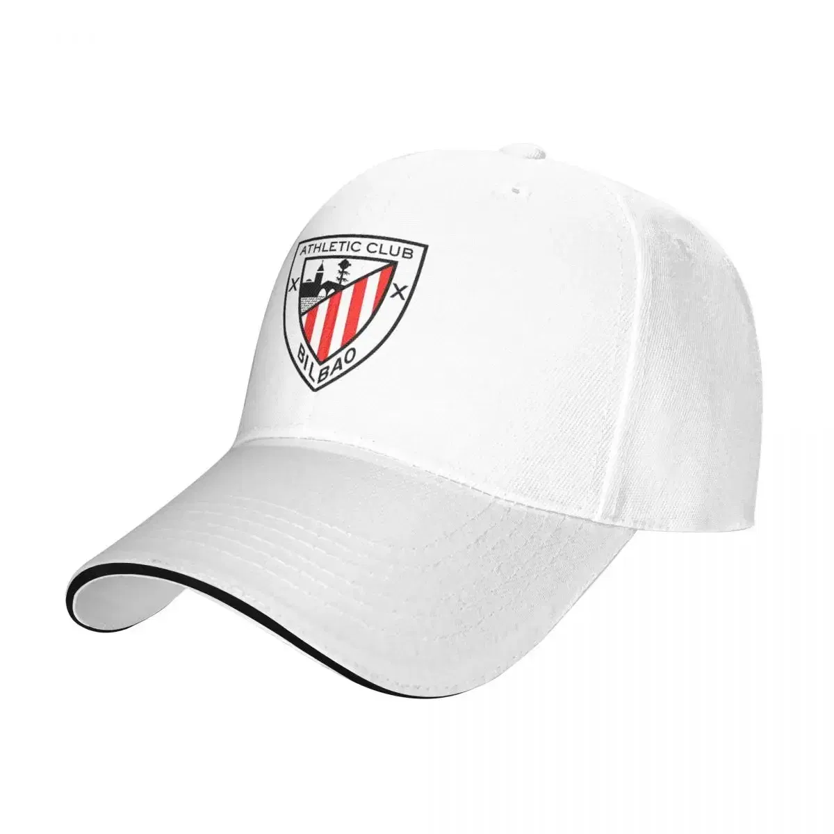 Color: WHITE, Size: XS - Club The Los Leones Athletics Bilbao Baseball Cap Adult Hip-Hop Sun Hats Hat Breathable Polyester Sports Cap Summer Hat