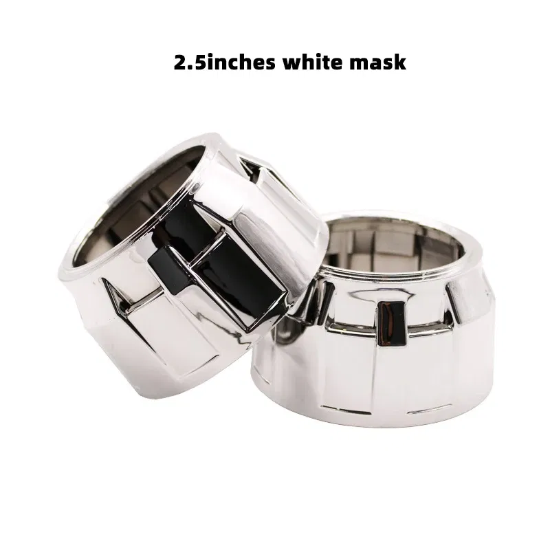 Color: MULTI - SANVI 2.5INCHES 3INCHES BI XENON/LED Projector lens mask  shrouds Car light accessories