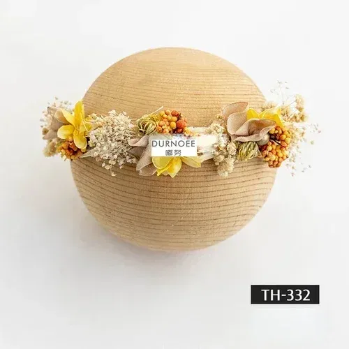 Color: GRAY - Baby Headband Newborn Photography Flower Headbands Baby Photo Infant Headwear