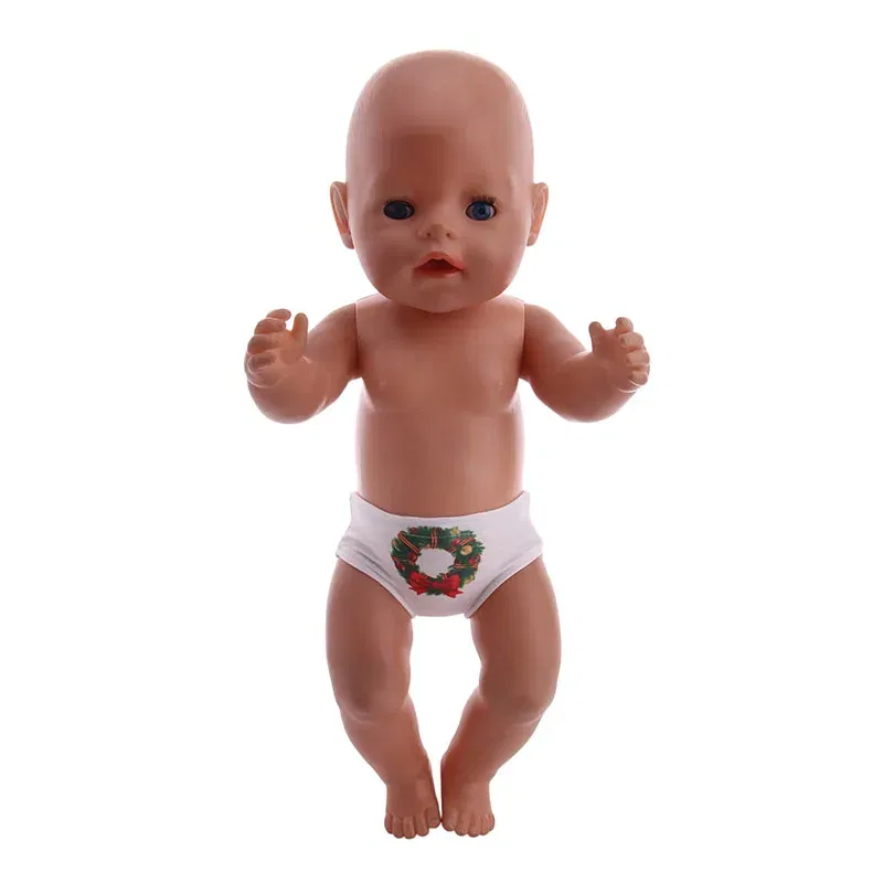 Color: Clear - Doll Panties 24 Pattern Panties For 18 Inch American&43Cm Baby New Born Doll Our Generation , For Baby Birthday Festival Gift