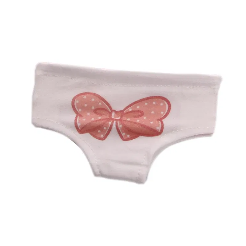 Color: Clear - Doll Panties 24 Pattern Panties For 18 Inch American&43Cm Baby New Born Doll Our Generation , For Baby Birthday Festival Gift