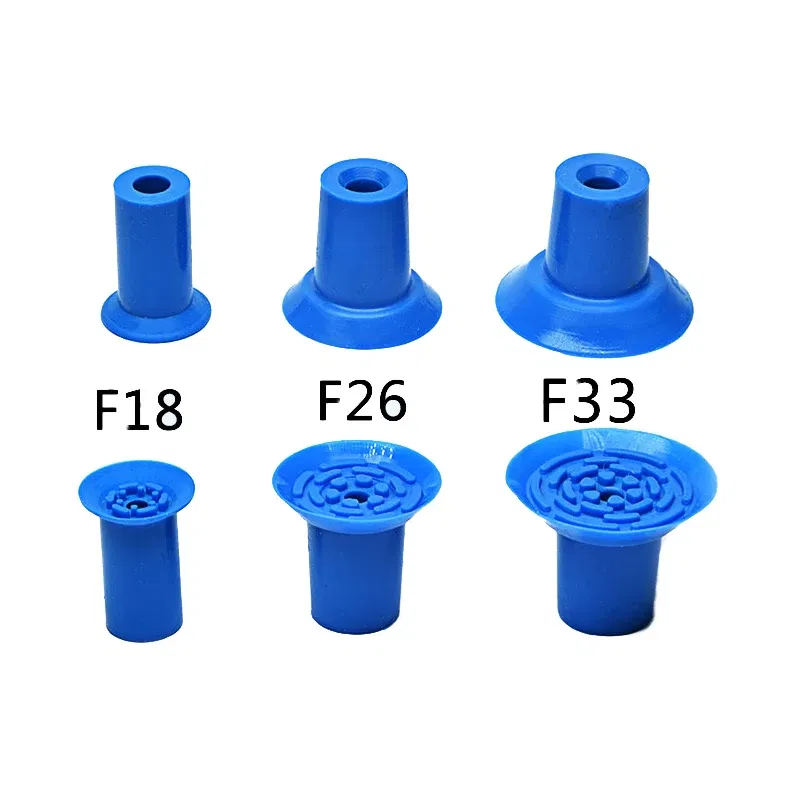 Color: Red - 1pcs Manipulator Industrial Strong Film Plastic Bag PE Suction Cup Vacuum Nozzle Vacuum Pad F18 F26 F33