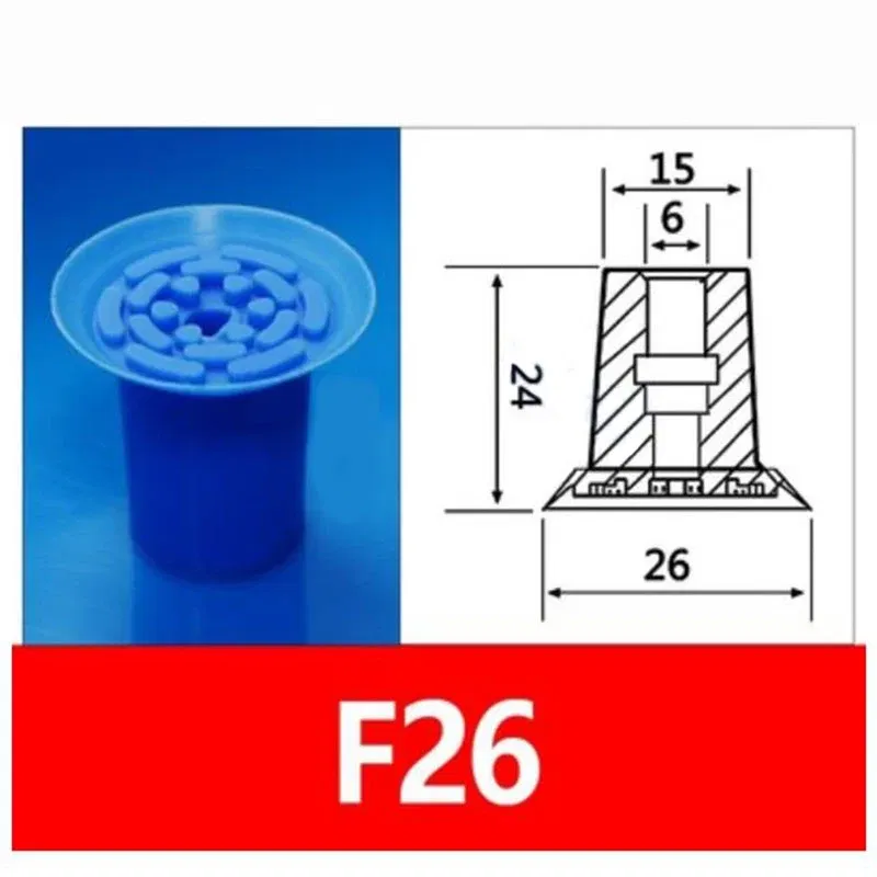 Color: Red - 1pcs Manipulator Industrial Strong Film Plastic Bag PE Suction Cup Vacuum Nozzle Vacuum Pad F18 F26 F33