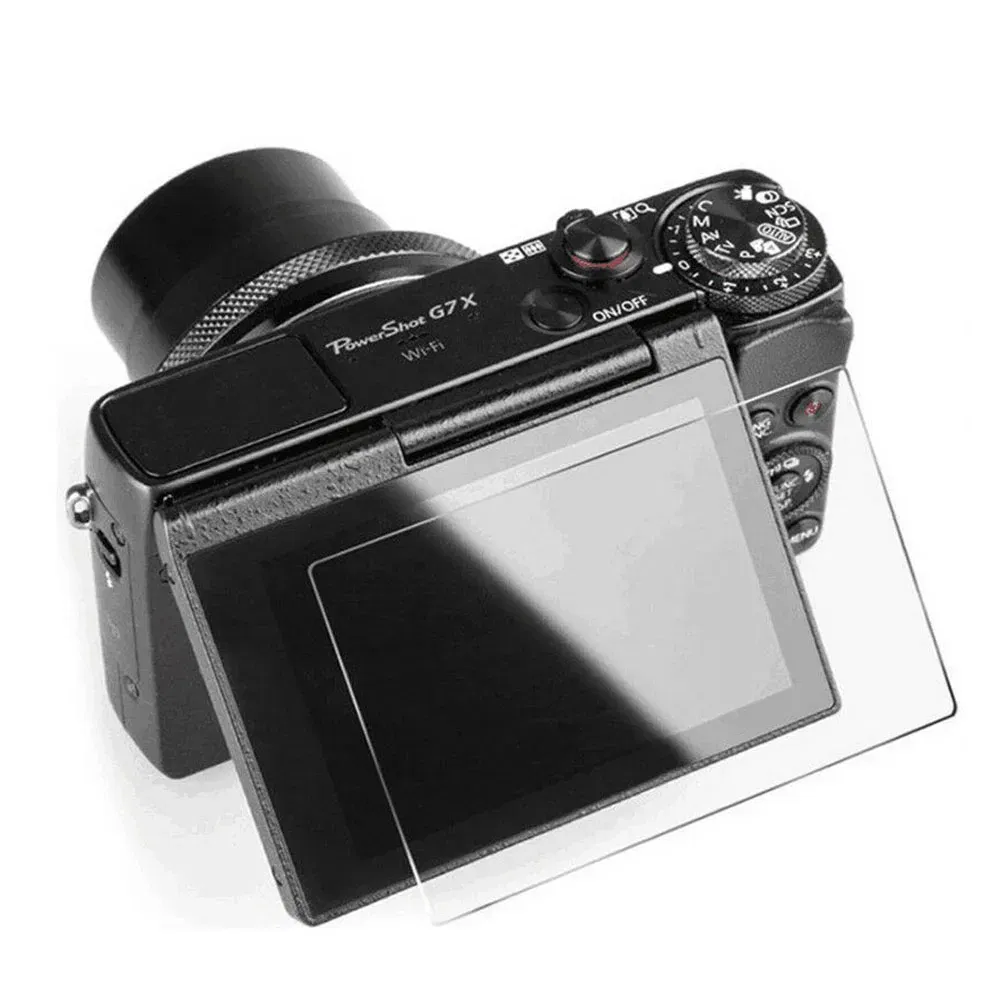 Color: Transparent - 2PCS 9H Tempered Glass Screen Protector Film for Canon G7X G7XII G7X Mark III G5X G5XII G9X G9XII
