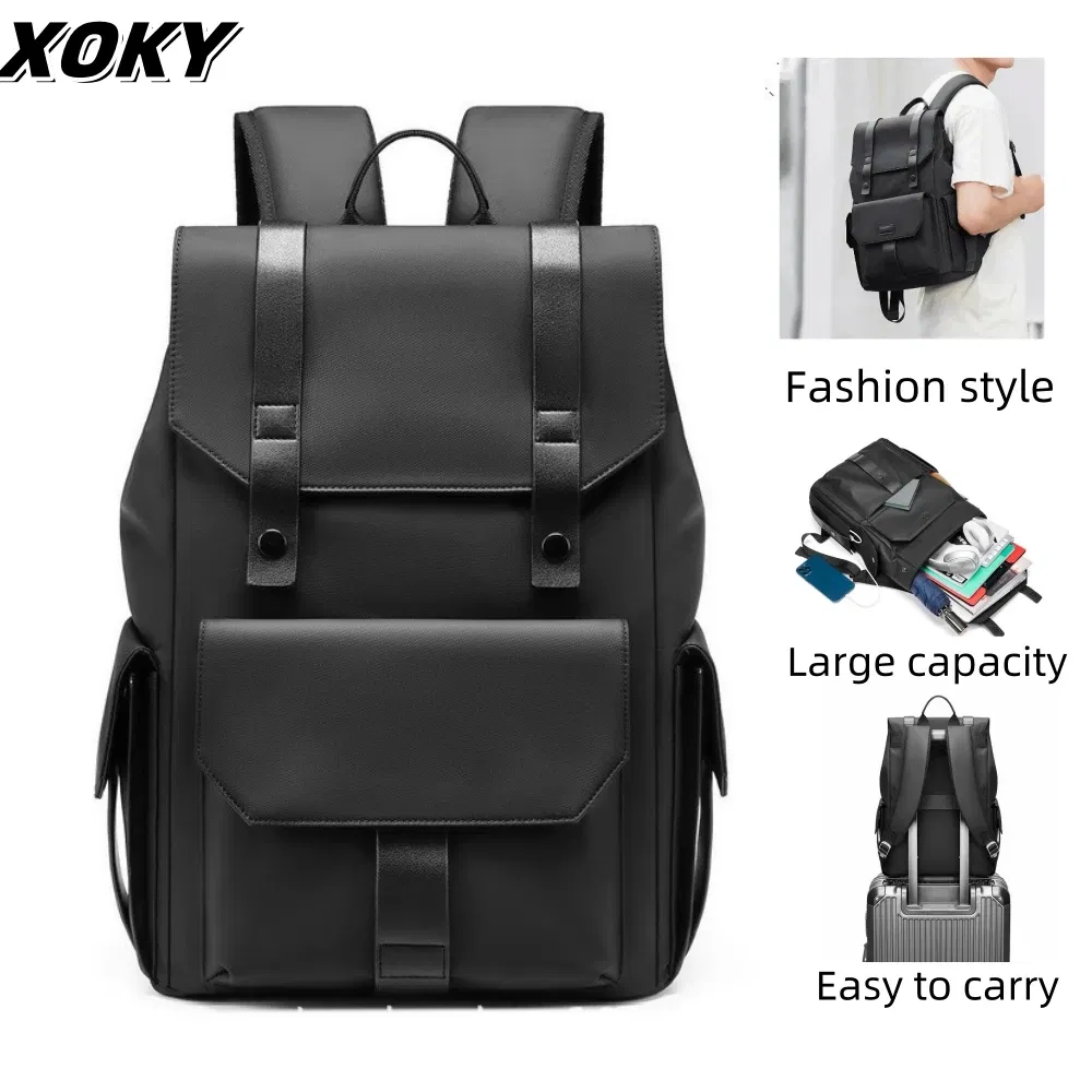 XOKY Fashion Business Backpack Men Travel Waterproof Backpack Expandable Backpack Large Capacity Bag 2301