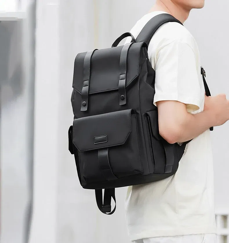 XOKY Fashion Business Backpack Men Travel Waterproof Backpack Expandable Backpack Large Capacity Bag 2301