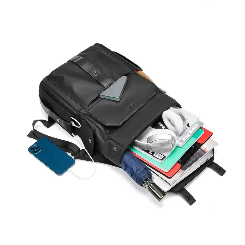 XOKY Fashion Business Backpack Men Travel Waterproof Backpack Expandable Backpack Large Capacity Bag 2301