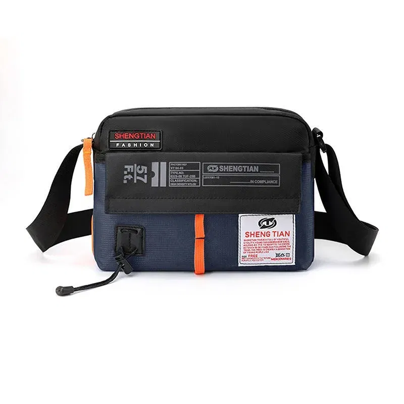 Color: Beige - New Fashion Oxford Bags Men's Shoulder Bag Man Waterproof Messenger Crossbody Bags For Men 2023 Business Bags For Men