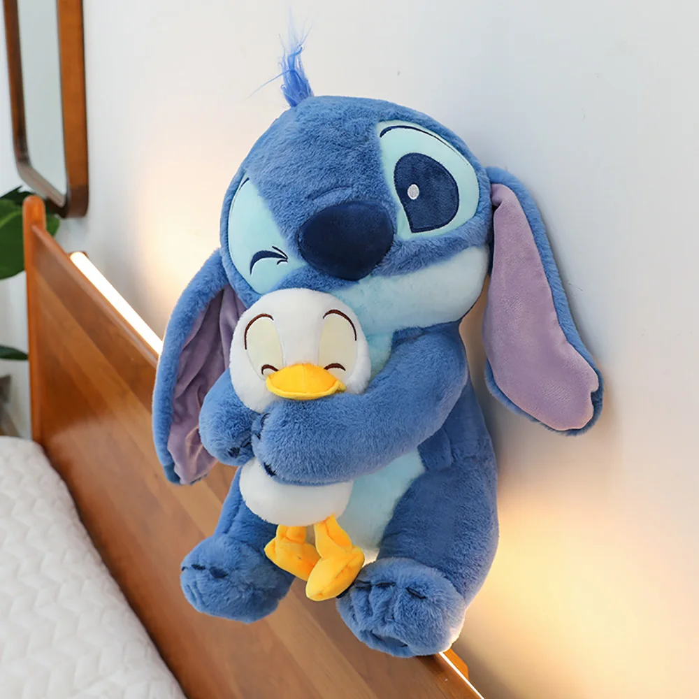Color: Brown - Lilo&Stitch Cute Cartoon Dolls Toys Kawaii Anime Soft Stuffed Dolls Pillow Appease Toys Birthday Gift For Boys Girls