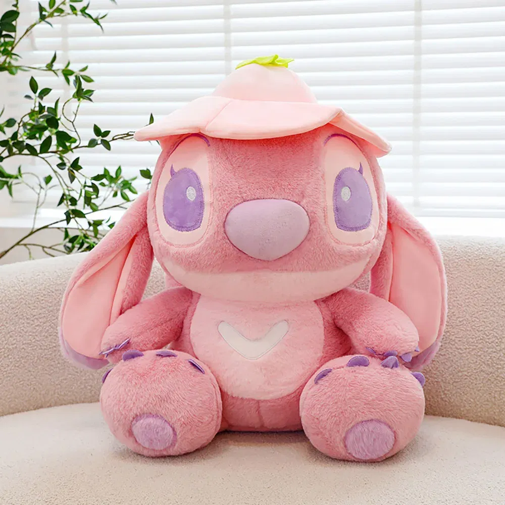 Color: Brown - Lilo&Stitch Cute Cartoon Dolls Toys Kawaii Anime Soft Stuffed Dolls Pillow Appease Toys Birthday Gift For Boys Girls