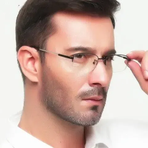 Near-far dual-purpose presbyopic glasses men's progressive multi-focus presbyopic glasses intelligent zoom anti-Blu-ray distance