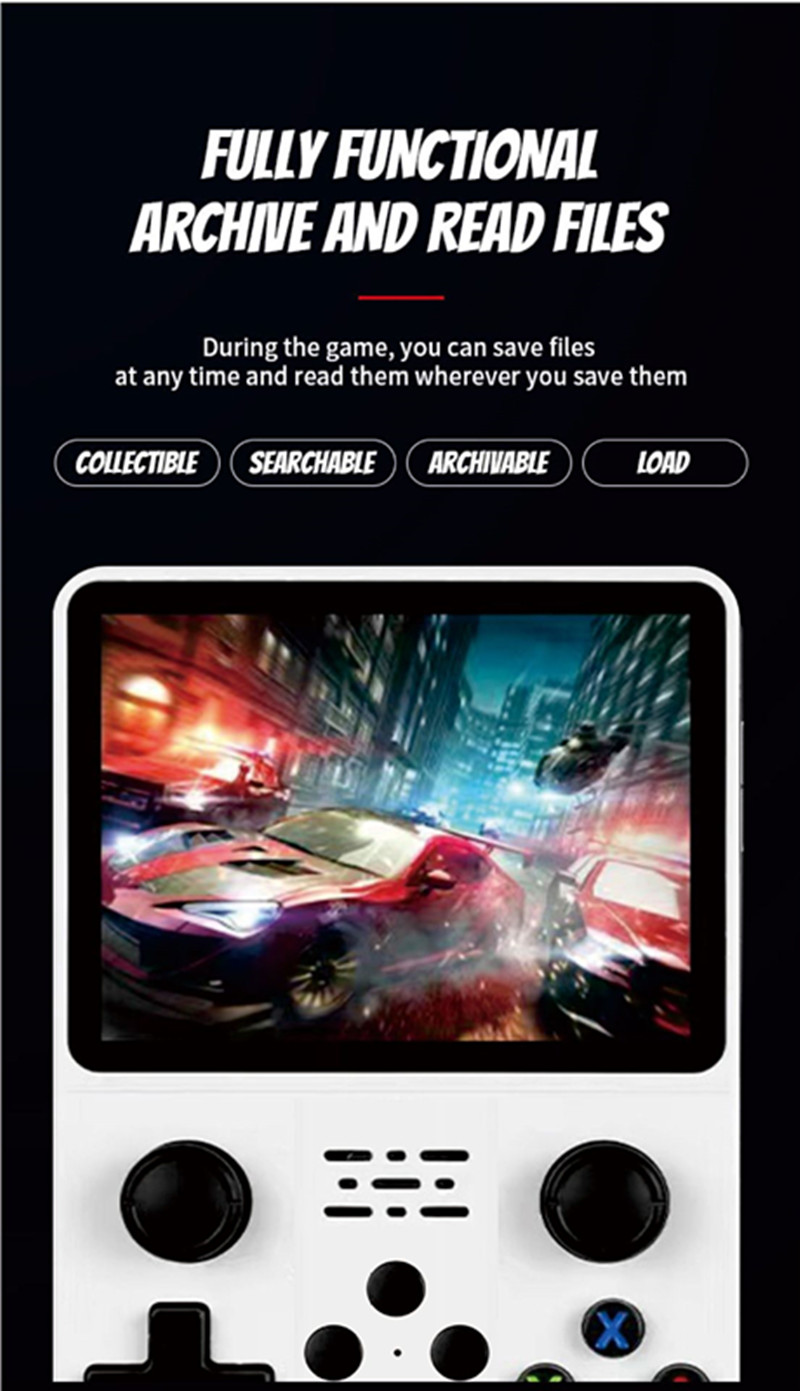 Color: Ironwood - R36S Retro Handheld Video Game Console Linux System 3.5 Inch IPS Screen Portable Pocket Video Player 128GB Games Boy Gift