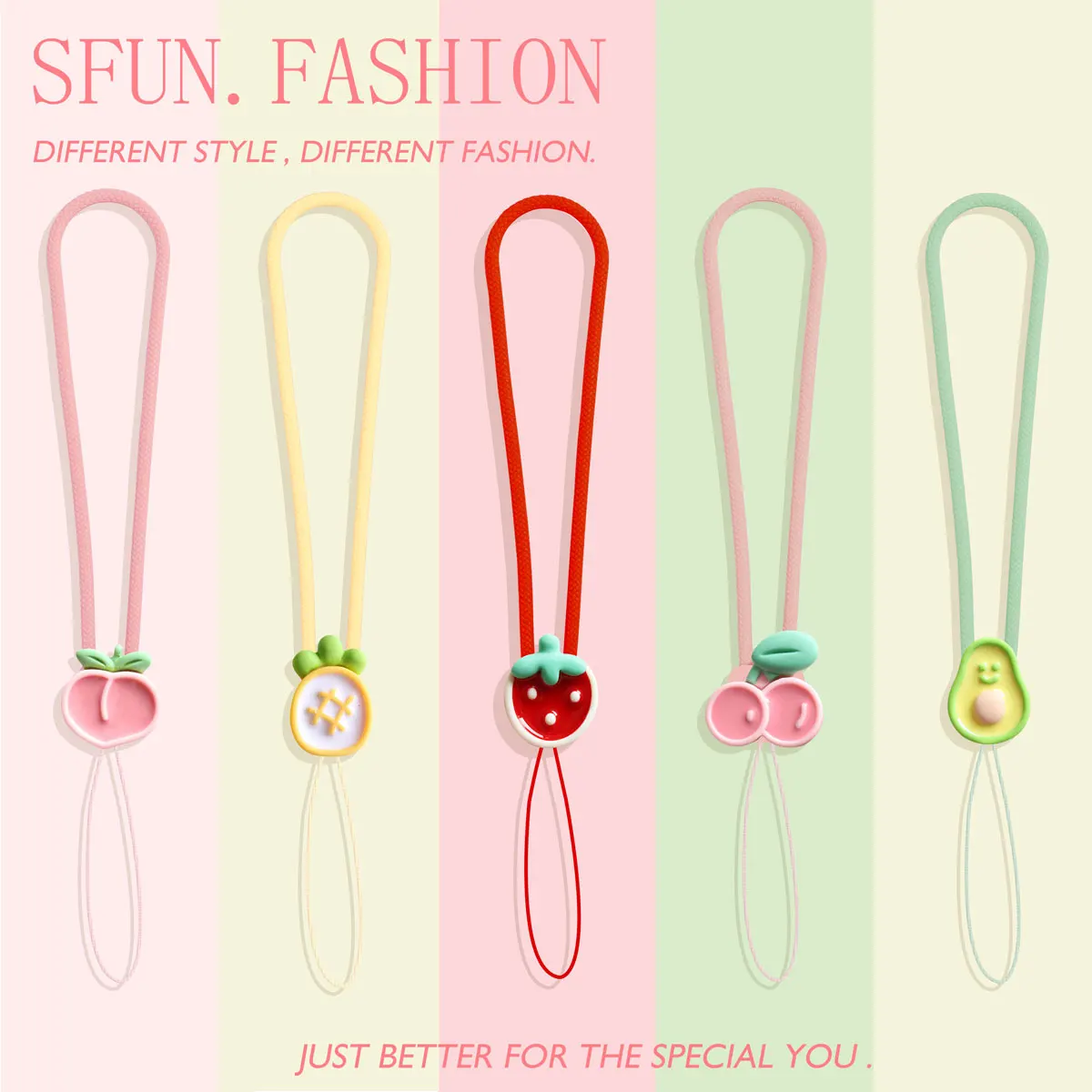 Color: Blue / Green, Material: Silicon, Ships From: CHINA - Mobile Phone Rope Earphones Silicone Wrist Strap Ccd Camera Usb Key Chain Strawberry Fruit Decoration